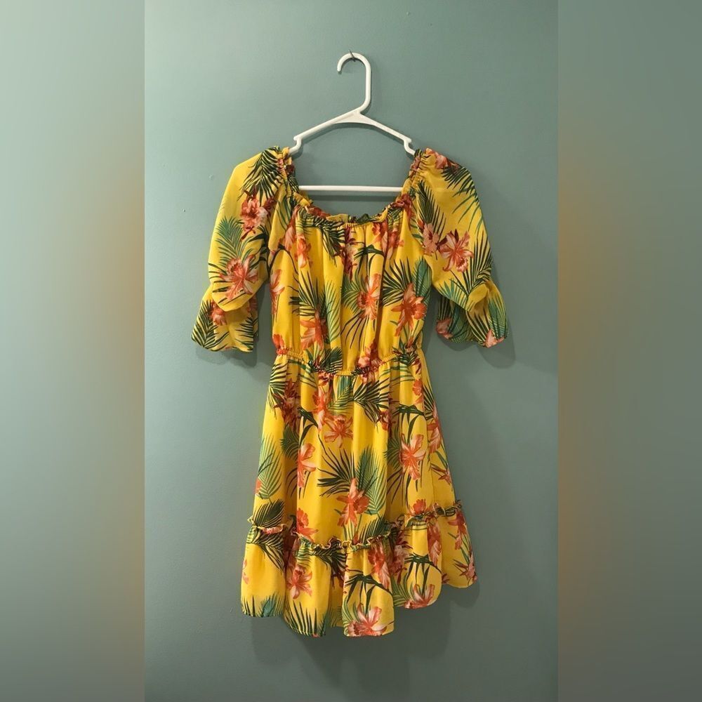 FOREVER 21 CONTEMPORARY “Size: XS” Tropical Sundress